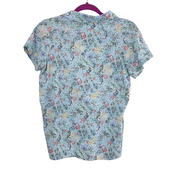 Marine Layer Kalaia Button Down Tukan Print Hawaiian Shirt NEW With Tags Size XS - Picture 11 of 13